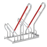 Velo-Reihenständer einseitig mit Anlehnbügel