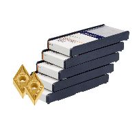 GARANT Vorteilspack DNMG Wendeschneidplatte Schlichten 50 Stück HB7035-2