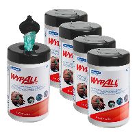 Pack promotionnel Chiffons de nettoyage humides WypAll®, 5 pièces