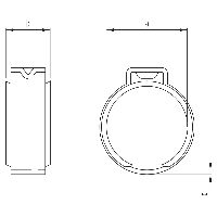 Morsetti OETIKER a 1 orecchio inossidabile A2