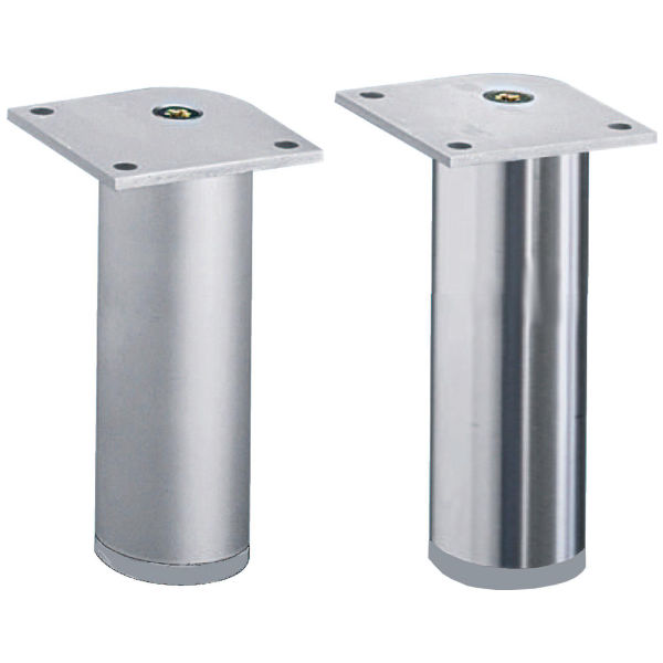 Hettich Lano RO Möbelfuss ø40x80 mm silber