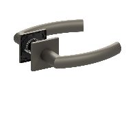 Qolibri Pullbloc® ultra Drückerpaar 1003 Quadratrosetten Titan satin