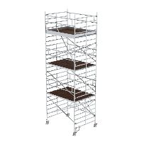 Összecsukható állvány tripla plató magassága 6,35 m..