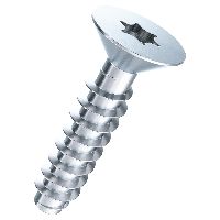 Senk-Blechschrauben Innensechsrund mit Zapfen ISO 14586F-Stahl znb