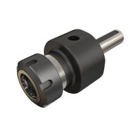 ST 20X 65 ER20S DIN 6499 ER Collet Chucks with Coolant Holes and Cylindrical Shanks with a Clamping Flat.