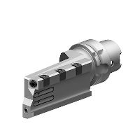 Cut-off block HSKT 40 axial left / H 26 with ECO - direct coolant