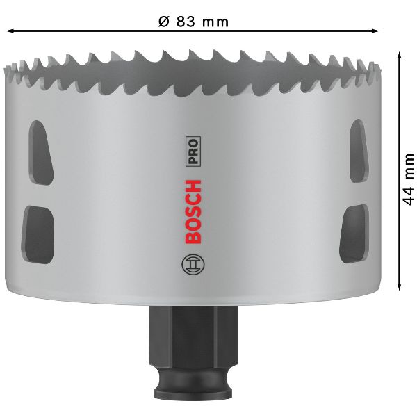 BOSCH PRO Sega a tazza Multi Material PC, 83 mm