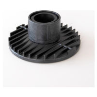 Pedestal base with column pre-assembled black