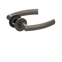 Qolibri Pullbloc® ultra Drückerpaar 1003 Rundrosetten Titan satin