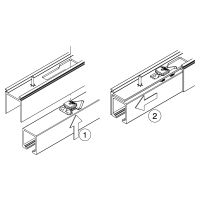 Hawa Montageset für Laufschiene