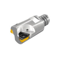 HM390 ETPD.50-03-MMT08-05 90° Endmills with a MULTI-MASTER Threaded Adaptation Carrying HM390 TPKT 0502 Triangular Inserts