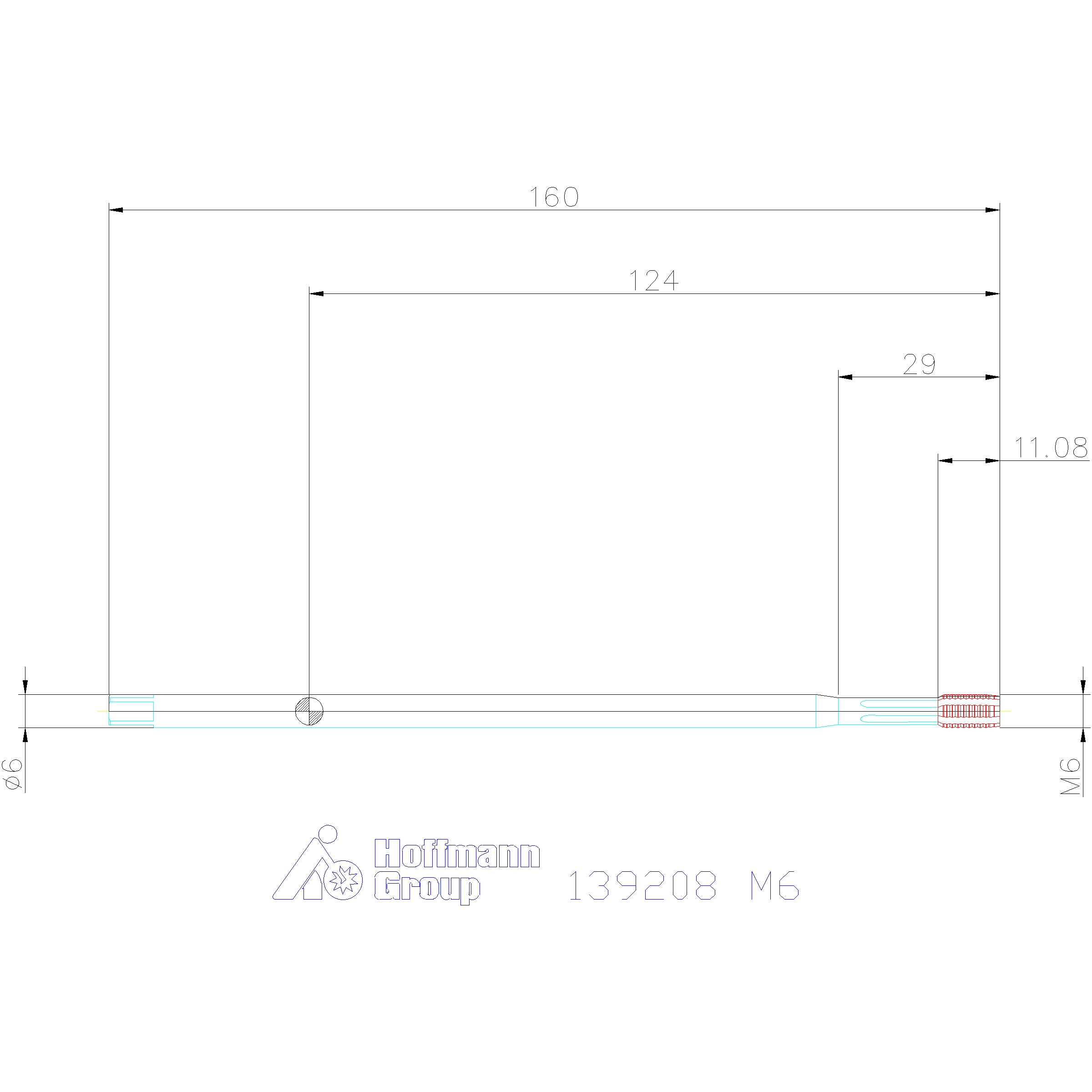 GARANT Master Form Steel Maschinen-Gewindeformer mit Schmiernuten extra lang HSS-E-PM Form C 6HX, TiAlN, M: M6