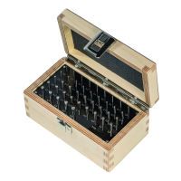 Meetpennenset in houten box Tolerantieklasse 1